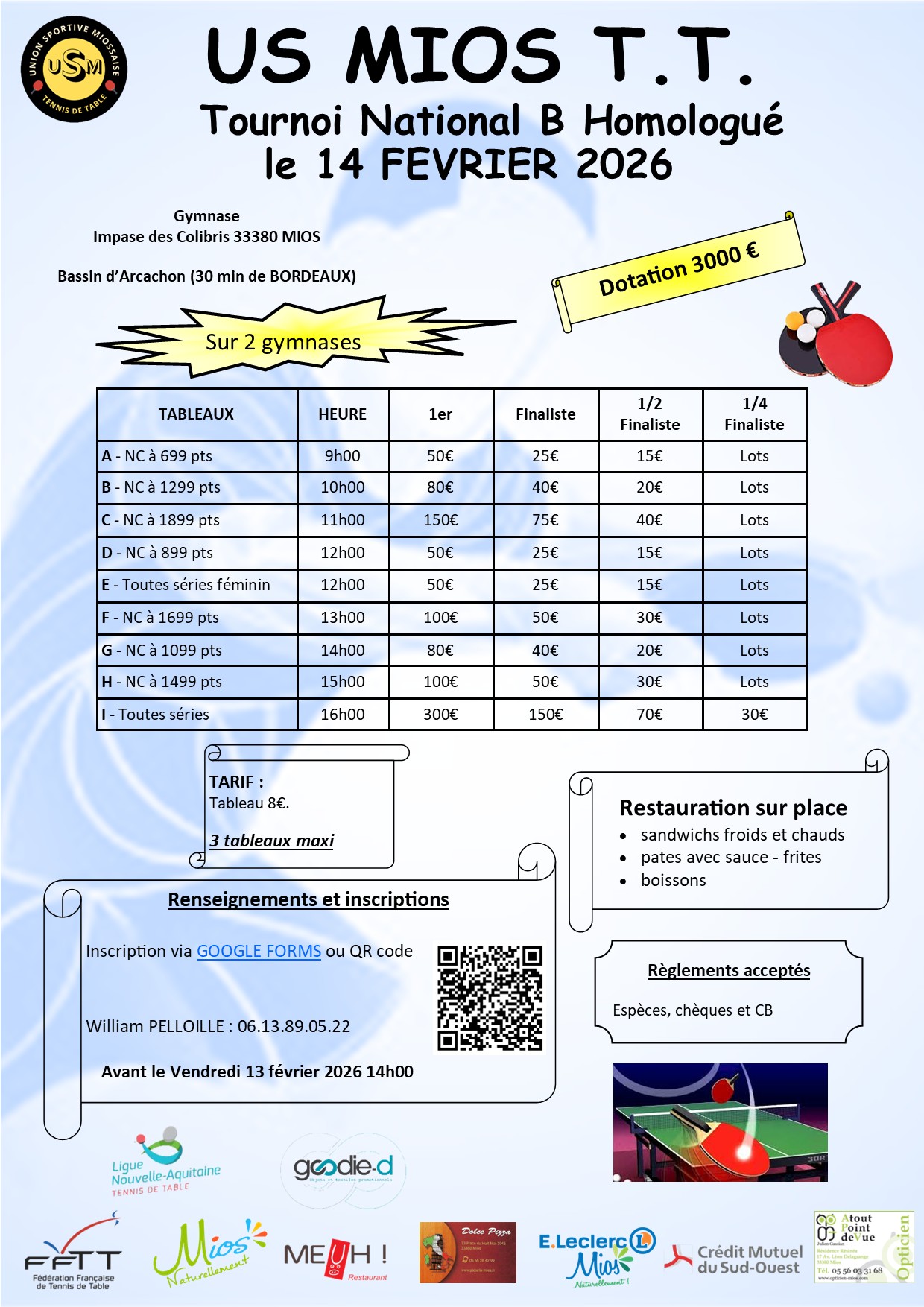 Affiche Tournoi 2026