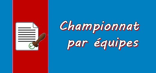 Résultats du Championnat par équipes - PHASE 1